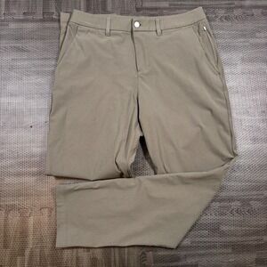 Lululemon Pants Mens 32x30 Green Classic Fit Army Warpstreme Trousers M5A05S
